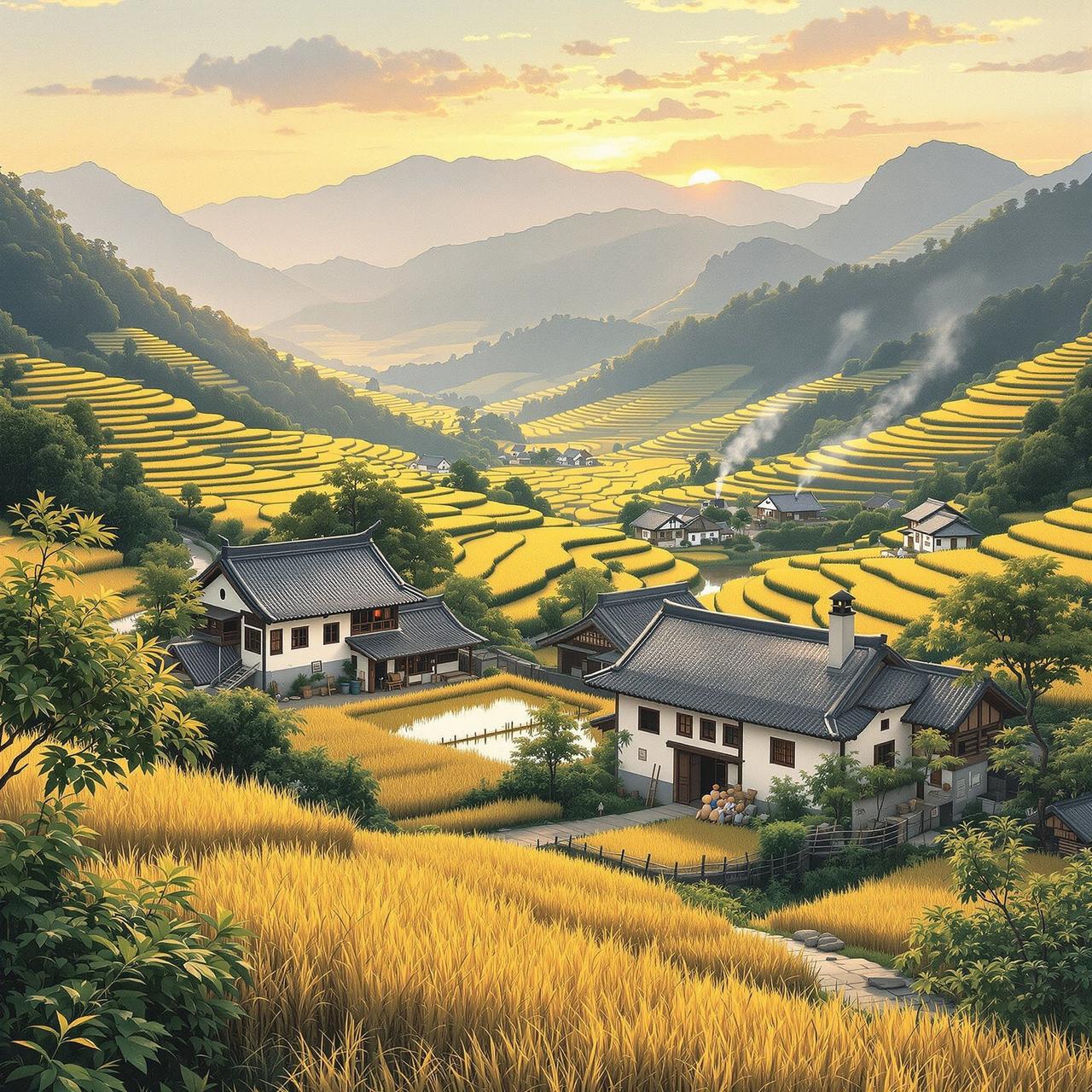 红果乡村剧 - 质朴动人的乡土情怀，描绘辽阔田野间的温暖人情与真挚生活